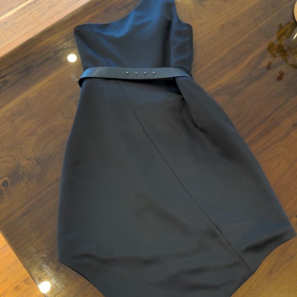 Halston Heritage One Shoulder Dress - Picture 4 of 6